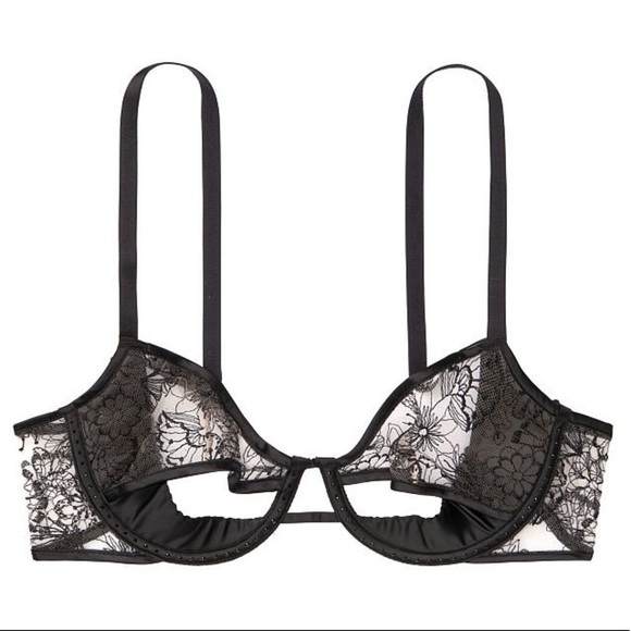 💖Victoria Secret SEXY Demi Bra with Crystals - Picture 7 of 7